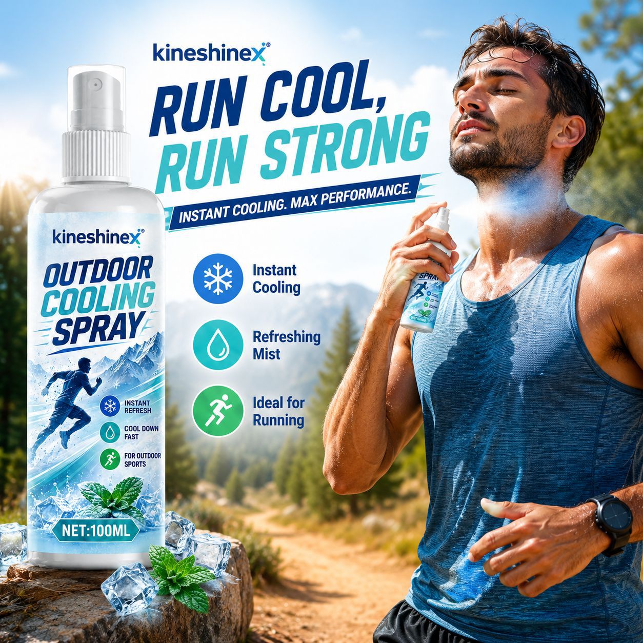 Misting Bottle Fine - رذاذ تبريد خارجي 100 مل -