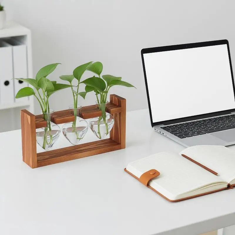 Propagation Station Vase - 〔20E〕 | مزهرية زجاجية للطاولة لزراعة