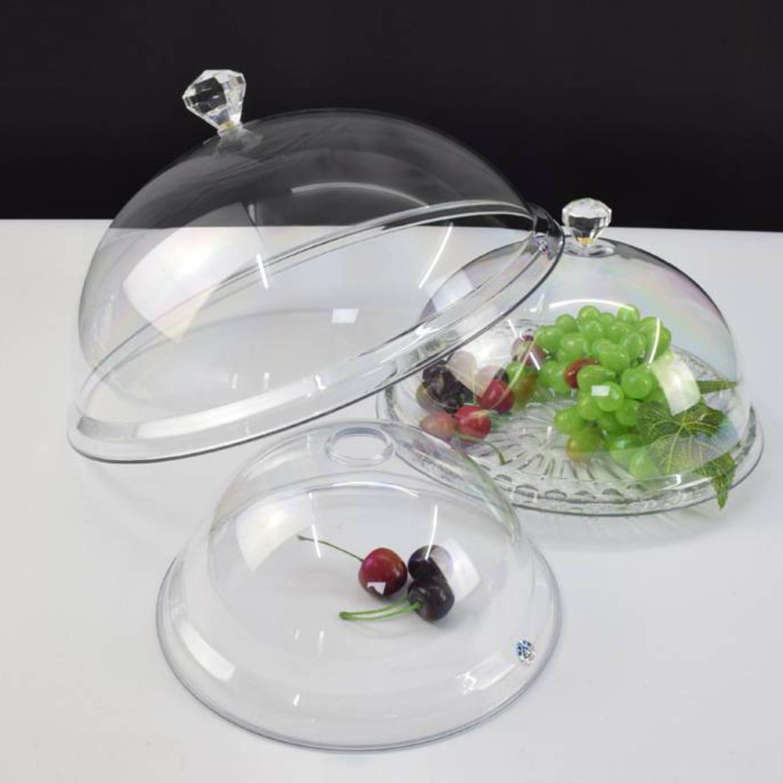 غطاء حماية للطعام آمن للثلاجة، - مراجعة Plastic Dome Clear وسعره