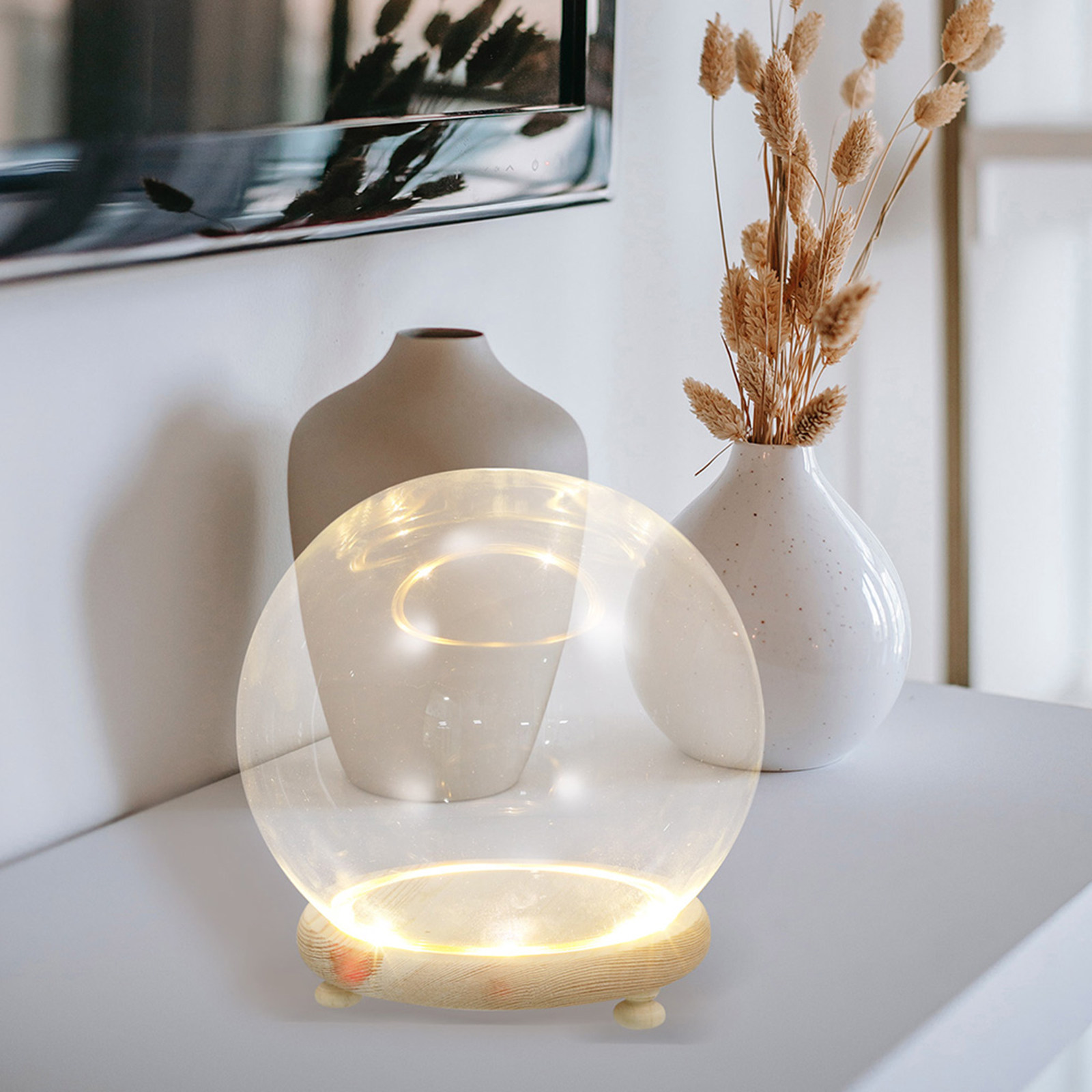 غطاء عرض زجاجي شفاف على شكل قب - مراجعة Plastic Dome Clear وسعره
