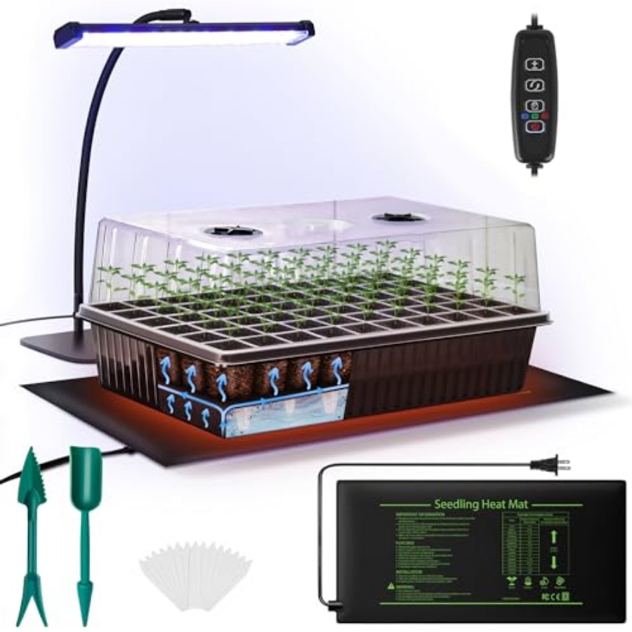 طقم بدء زراعة البذور ذاتي الري - مراجعة Heat Mat Seedling وسعره