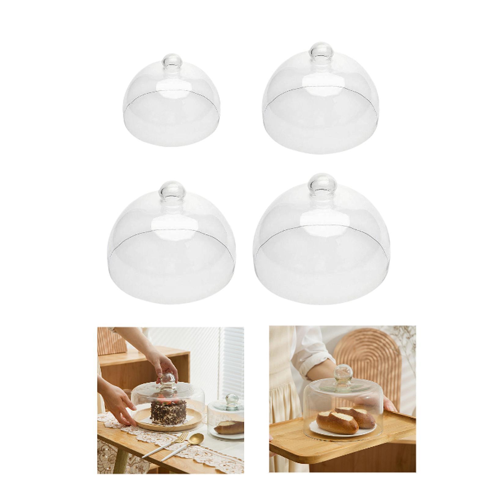 غطاء زجاجي شفاف للكيك على شكل  - مراجعة Plastic Dome Clear وسعره