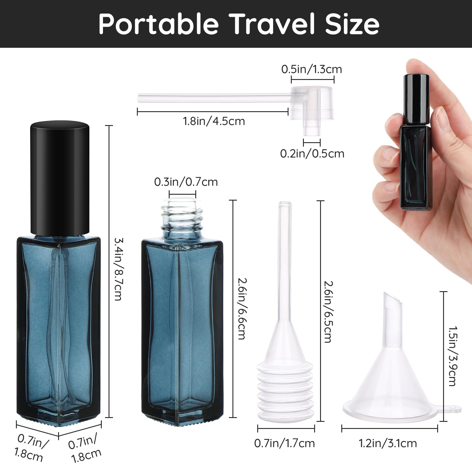 10 قطع من رذاذ زجاجة عطر فارغة - مراجعة Misting Bottle Fine وسعره