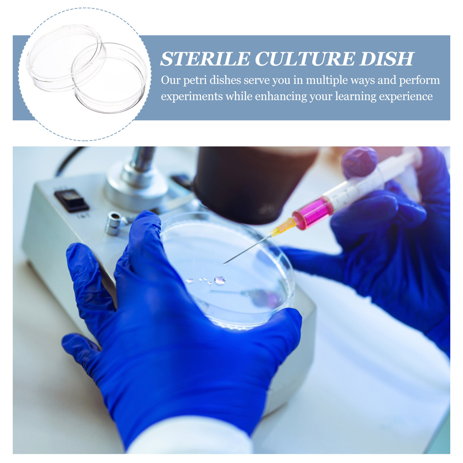 30 قطعة من أطباق بتري البلاستي - مراجعة Agar Tissue Culture وسعره