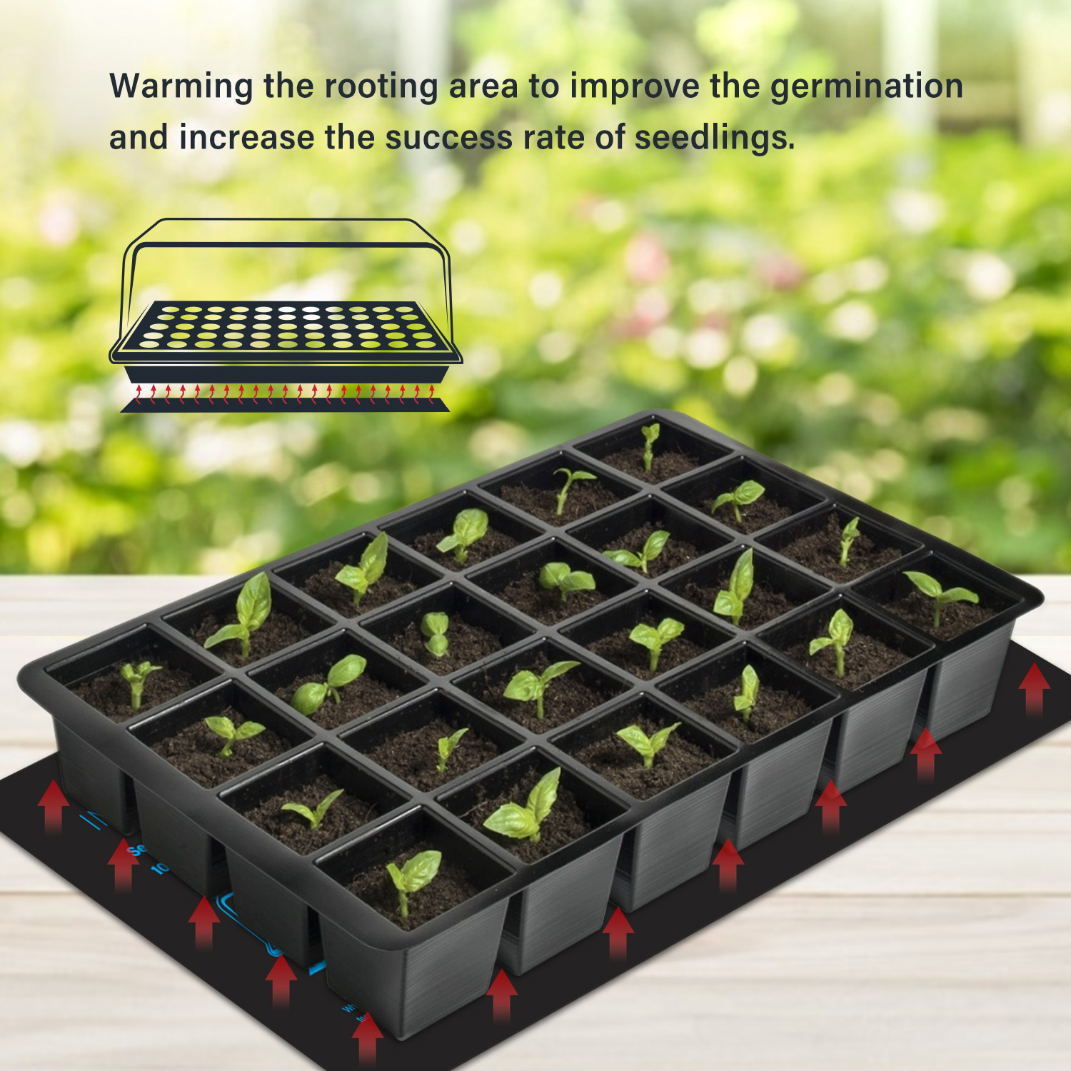 20.75x10 سنتيمتر الاتحاد الأور - مراجعة Heat Mat Seedling وسعره