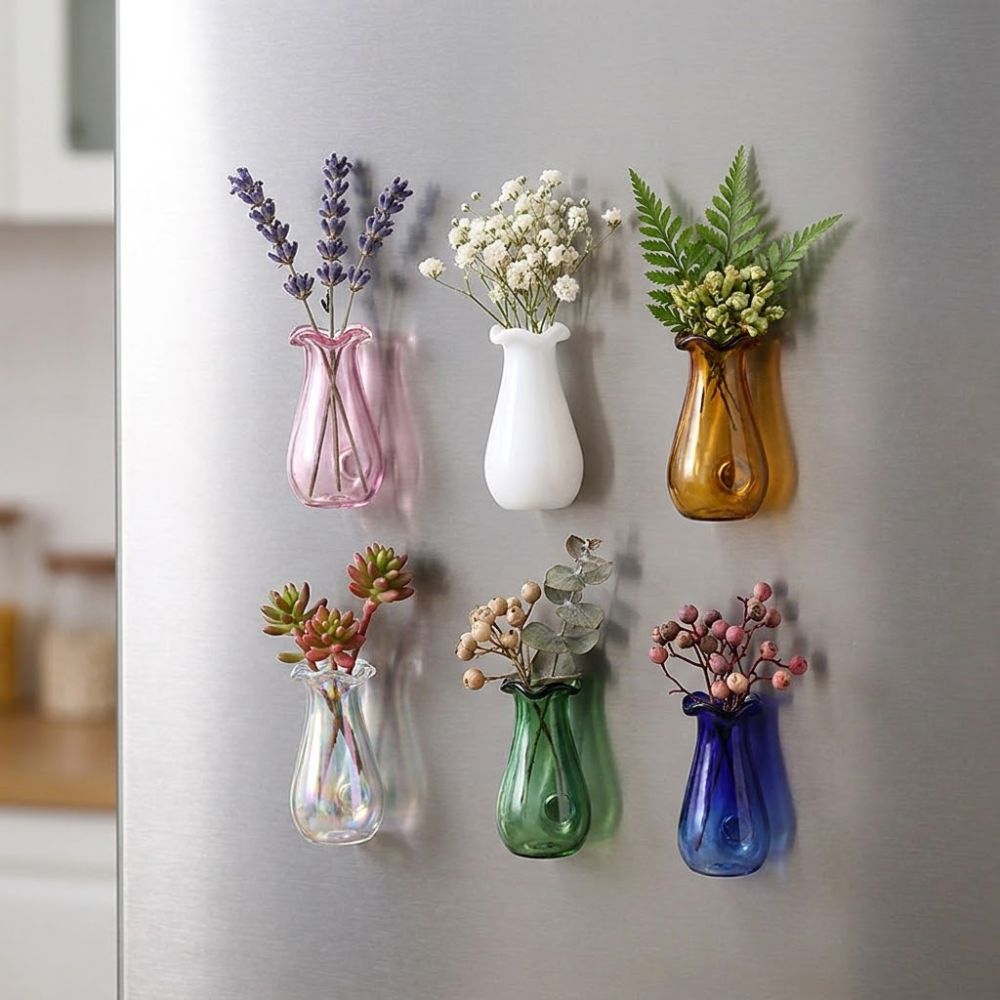 6 قطع مغناطيسات زجاجية صغيرة ث - مراجعة Propagation Station Vase وسعره