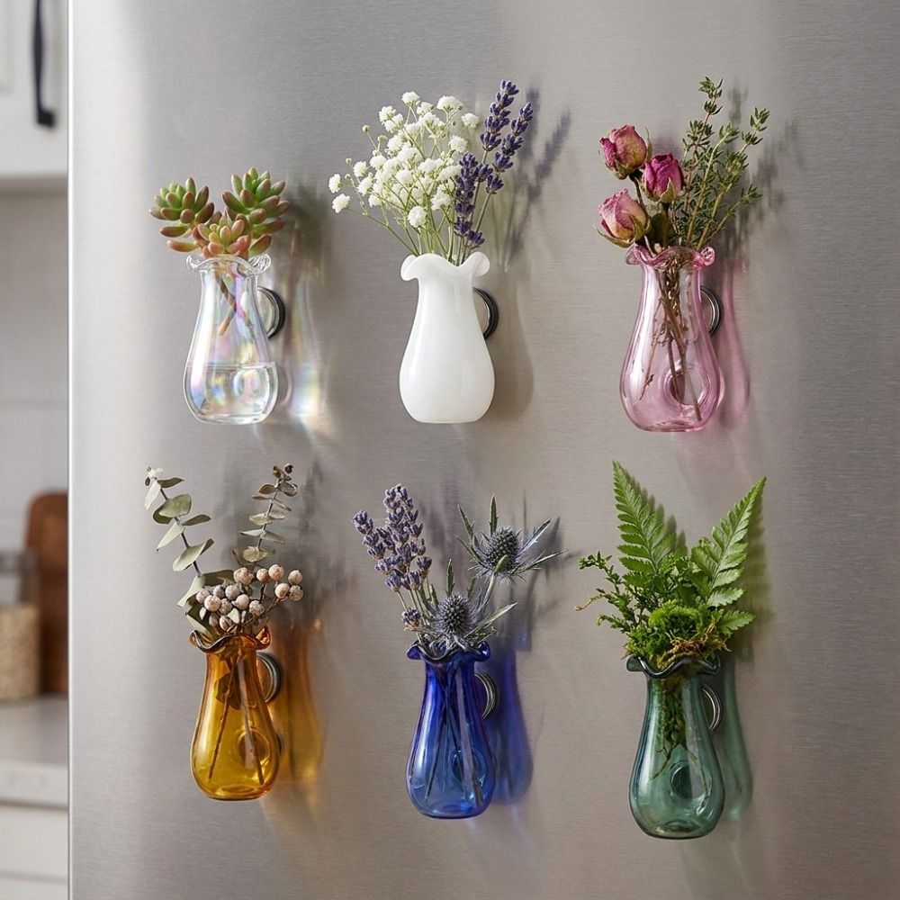 6 قطع مغناطيسات زجاجية صغيرة ث - مراجعة Propagation Station Vase وسعره
